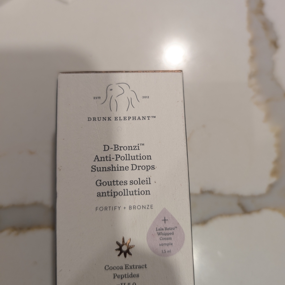 Drunk Elephant D-Bronzi Drops in White and Bronze